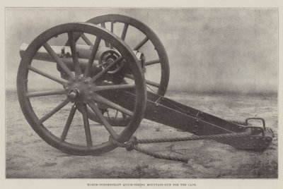 Maxim-Nordenfeldt - Arma de Montanha de Tiro Rápido para o Cabo de English Photographer