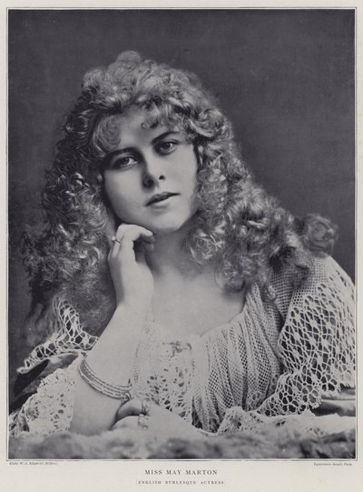 May Marton, atriz burlesca inglesa de English Photographer