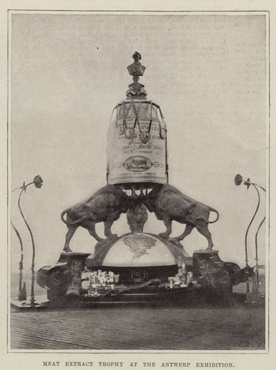 Troféu de extrato de carne na exposição de Antuérpia de English Photographer