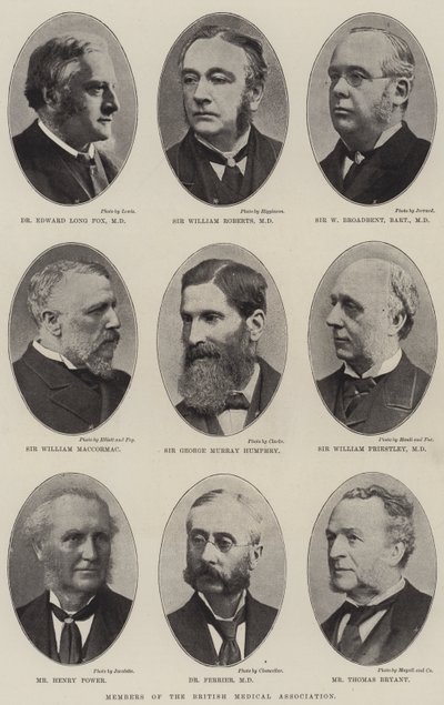 Membros da Associação Médica Britânica de English Photographer
