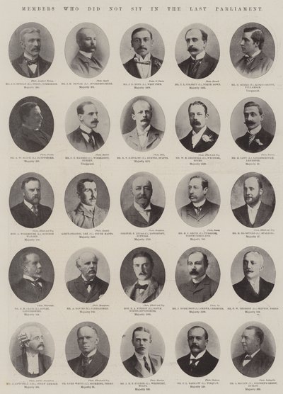 Membros que não sentaram no Último Parlamento de English Photographer