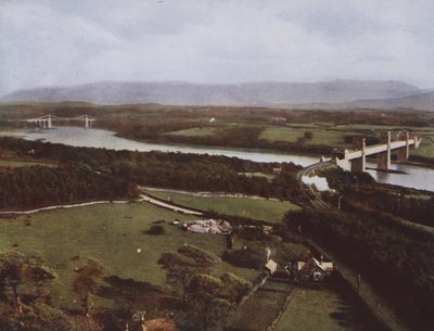 Estreito de Menai da Coluna de Anglesey de English Photographer