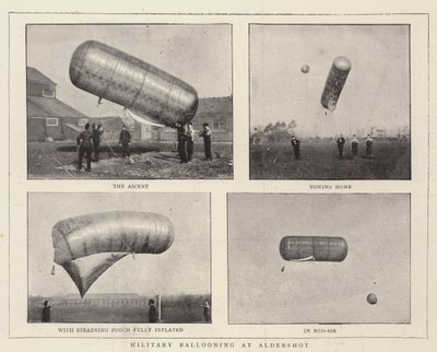 Balonismo Militar em Aldershot de English Photographer