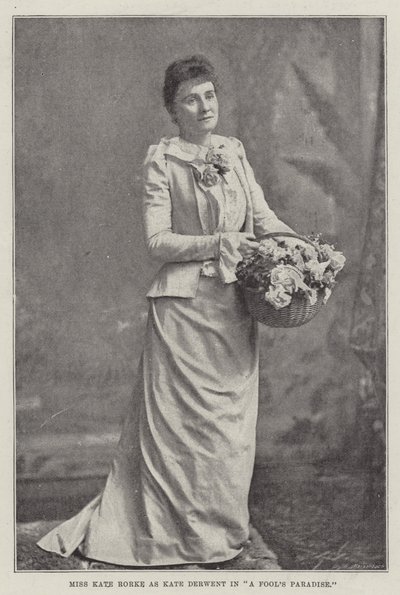Miss Kate Rorke como Kate Derwent em A Fools Paradise de English Photographer