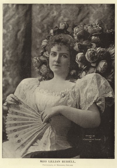 Miss Lillian Russell de English Photographer