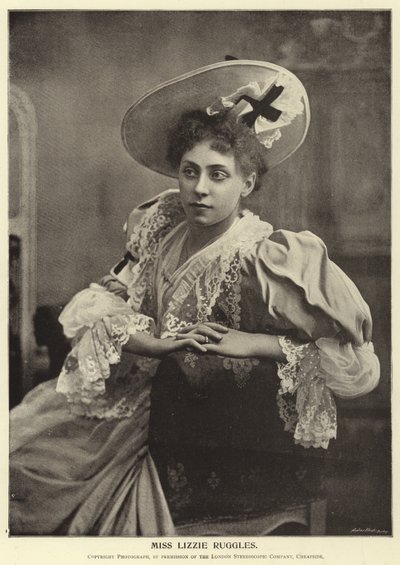 Miss Lizzie Ruggles de English Photographer