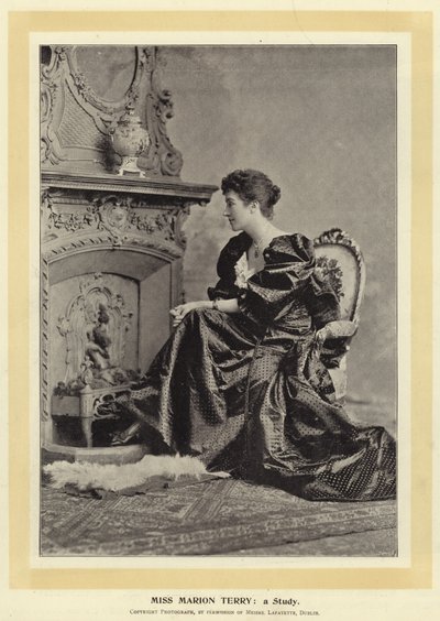 Miss Marion Terry: um estudo de English Photographer