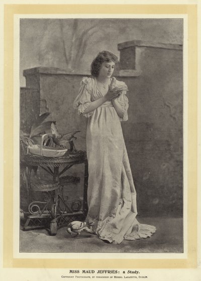 Miss Maud Jeffries: um estudo de English Photographer