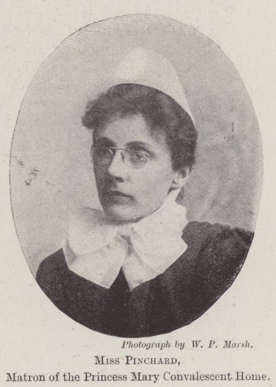 Senhorita Pinchard, a matrona da princesa Mary Convalescent Home de English Photographer