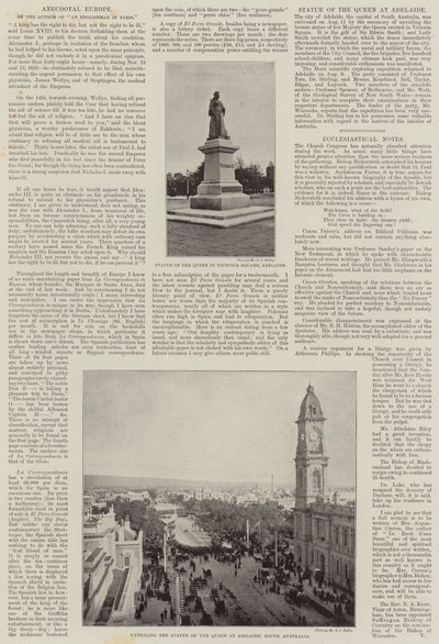 Monumentos em Adelaide de English Photographer