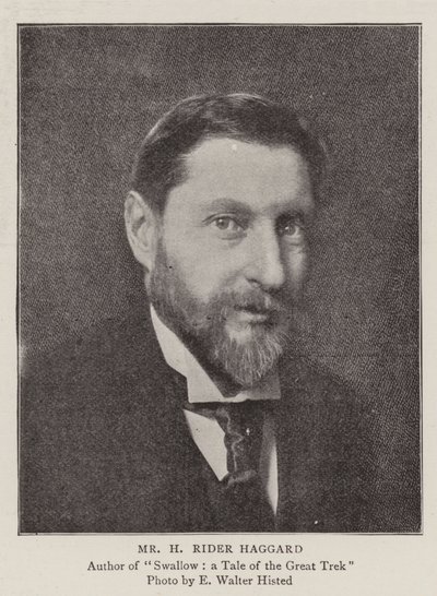 Sr. H Rider Haggard, os autores da nossa nova série de English Photographer