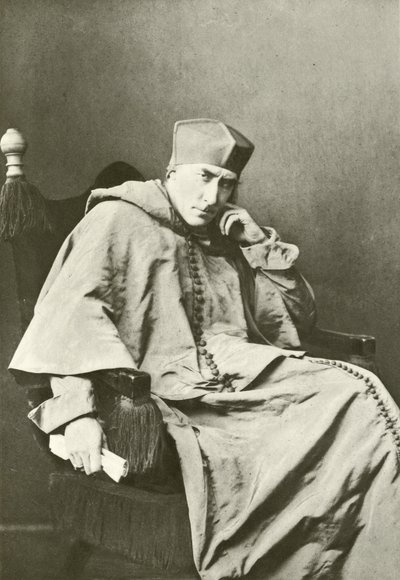 Sr. Henry Irving como o cardeal Wolsey (gravura) de English Photographer