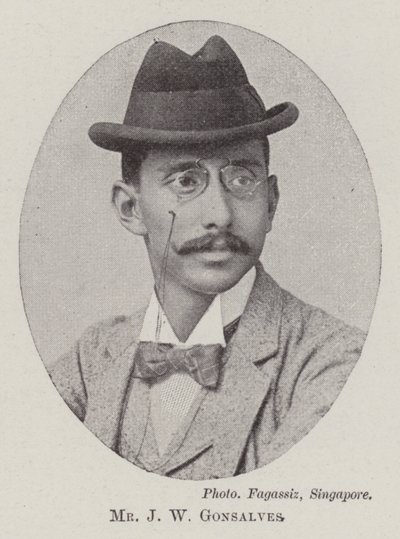 Mr JW Gonsalves de English Photographer