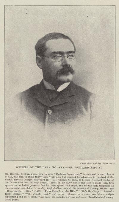 Mr Rudyard Kipling de English Photographer