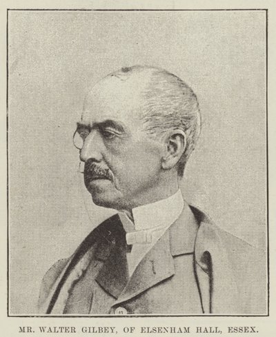 Sr. Walter Gilbey, de Elsenham Hall, Essex de English Photographer