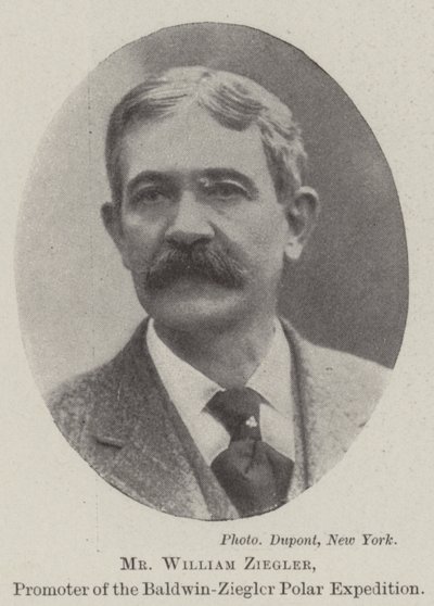Sr. William Ziegler, Promotor da Expedição Polar Baldwin-Ziegler de English Photographer