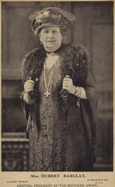 Mrs Hubert Barclay de English Photographer