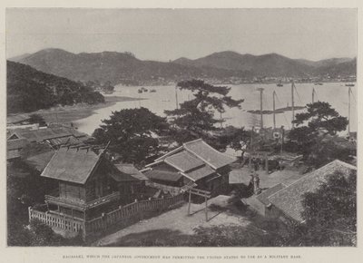 Nagasaki, que o governo japonês permitiu que os Estados Unidos usassem como base militar de English Photographer