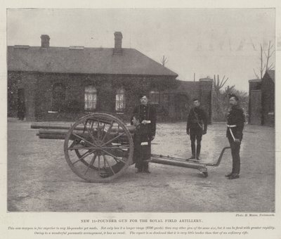 Nova arma de 15-Pounder para a artilharia de campo real de English Photographer
