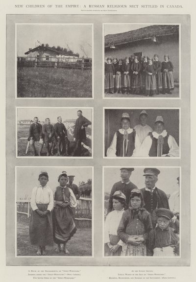 Novos Filhos do Império, uma Seita Religiosa Russa estabelecida no Canadá de English Photographer