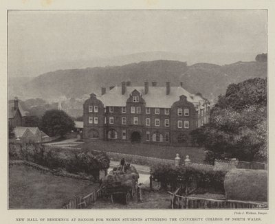 Novo Hall of Residence em Bangor para mulheres estudantes que frequentam a University College of North Wales de English Photographer