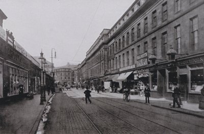 Newcastle, Clayton Street, East (foto a p/b) de English Photographer