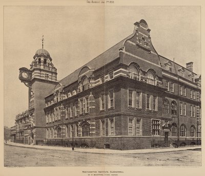 Instituto de Northampton, Clerkenwell, Londres de English Photographer