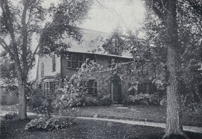 Old Manse, Salem, Massachusetts, Casa de Nathaniel Hawthorne (foto a p/b) de English Photographer