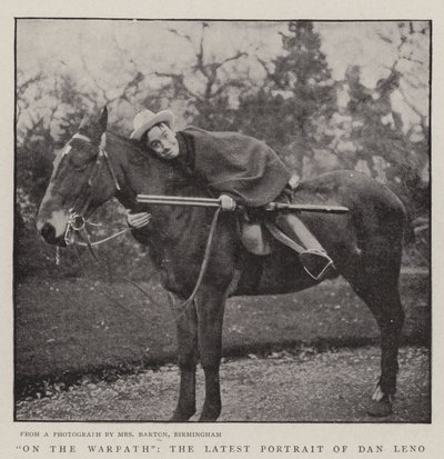 No Warpath, o mais recente retrato de Dan Leno de English Photographer