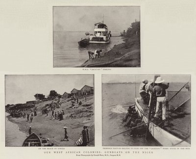 Nossas colônias da África Ocidental, Gunboats no Níger de English Photographer