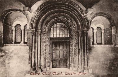 Oxford, Christ Church, Chapter House (foto a p/b) de English Photographer