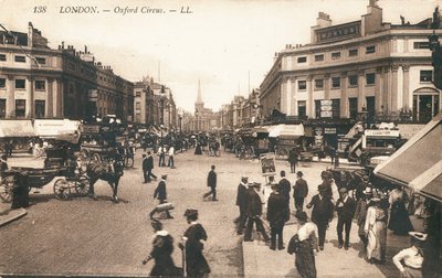 Oxford Circus no West End de English Photographer