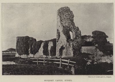 Pevensey Castle, Sussex de English Photographer