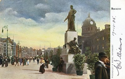 Piccadilly e Royal Infirmary, Manchester de English Photographer