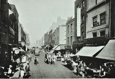 Pitfield Street: olhando para o norte, 1895 de English Photographer