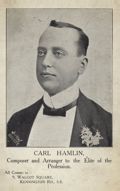 Retrato de Carl Hamlin de English Photographer