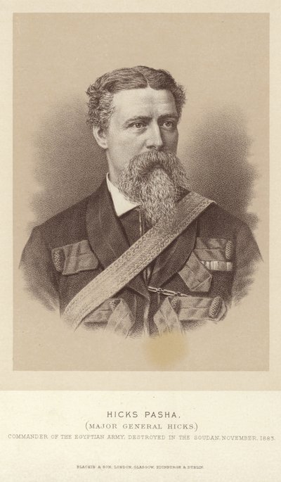 Retrato do Coronel William Hicks de English Photographer