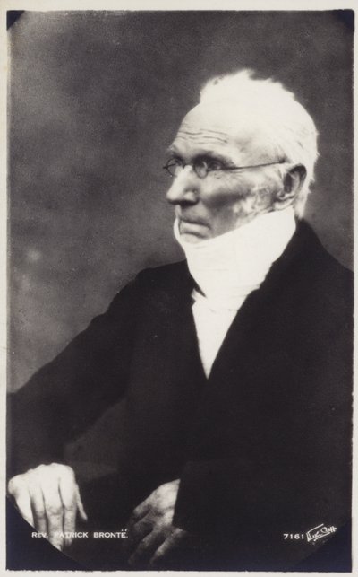 Retrato do reverendo Patrick Bronte de English Photographer