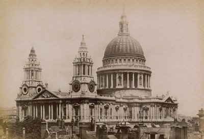 Cartão postal, de, st, pauls, catedral de English Photographer
