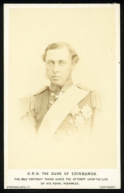 Príncipe Alfred, duque de Edimburgo de English Photographer