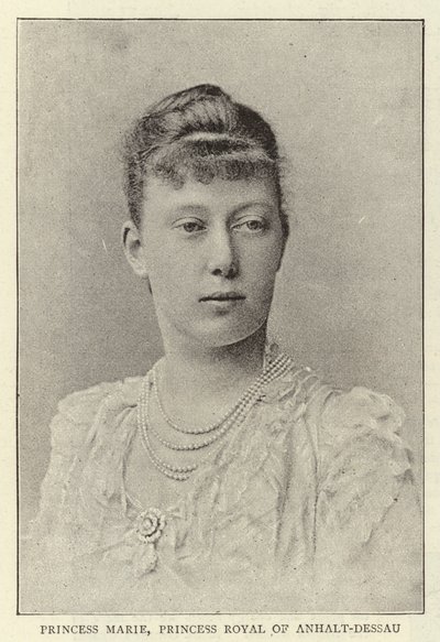 Princesa Marie, Princesa Real de Anhalt-Dessau de English Photographer
