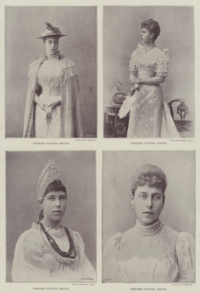 Princesa Victoria Melita de Saxe Coburg e Gotha de English Photographer