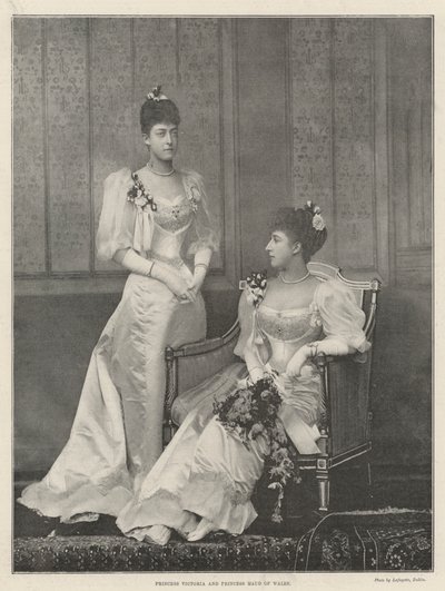 Princesa Victoria e Princesa Maud do País de Gales de English Photographer