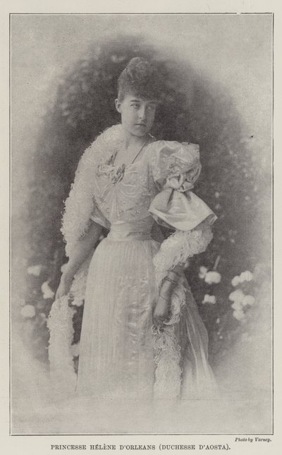 Princesa Helene d&39;Orleans (Duquesa de Aosta) de English Photographer