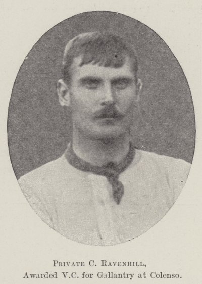 Private C Ravenhill, premiado com o VC de Gallantry no Colenso de English Photographer
