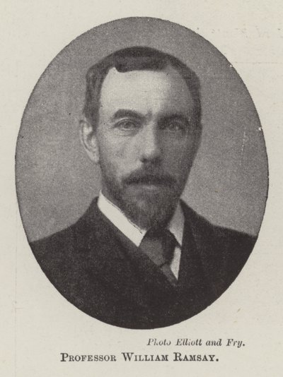 Professor William Ramsay de English Photographer