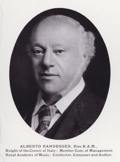 Homens proeminentes de Londres: Alberto Randegger (foto a p/b) de English Photographer