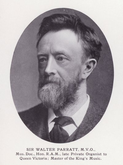 Homens proeminentes de Londres: Sir Walter Parratt (foto a p/b) de English Photographer