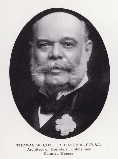 Homens proeminentes de Londres: Thomas W Cutler (foto a p/b) de English Photographer