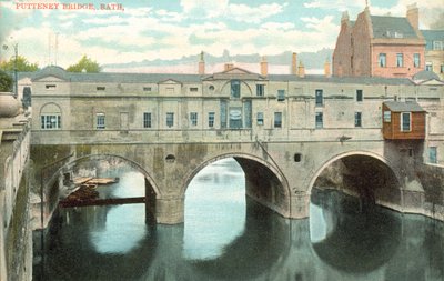 Ponte Pulteney, Bath, Somerset (foto colorida) de English Photographer